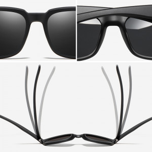 Ochelari de Soare - Techsuit Polarised TR90 (MM108) - Matte Gray - Img 3