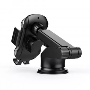 Suport Auto Universal cu Incarcare wireless 10W - Techsuit Premium (CAPD032) - Black - Img 3
