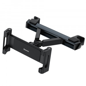 Suport pentru Tableta, Telefon cu prindere pe Tetiera - Baseus JoyRide Pro (SUTQ000001) - Black - Img 2