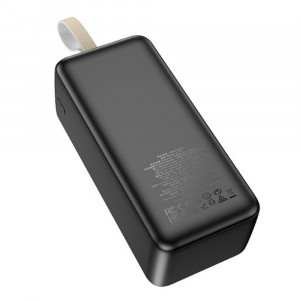 Baterie Externa 2x USB, Type-C, Micro-USB, PD30W, 40000mAh - Hoco Smart (J111C) - Black - Img 3