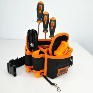 Borseta pentru Unelte Ajustabila si Impermeabila - Jakemy (JM-B04) - Black - Img 4