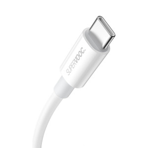 Cablu de Date USB la Type-C 65W, 2m - Baseus Superior Series (CAYS001002) - White - Img 3