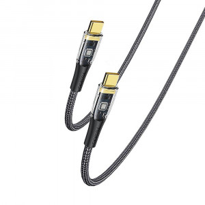 Cablu Incarcare Type-C la Type-C, 100W, 1.2m - Yesido (CA103) - Black - Img 1