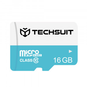 Card de Memorie MicroSDHC 16GB + Adaptor - Techsuit - Black - Img 3