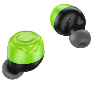 Casti Gaming Bluetooth TWS cu Microfon - Hoco (EW33) - Fluorescent Green - Img 4