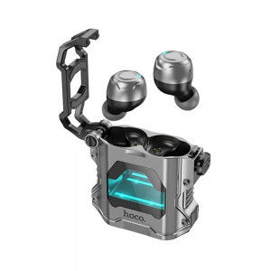 Casti Gaming Bluetooth TWS cu Microfon - Hoco (EW33) - Space Gray - Img 1