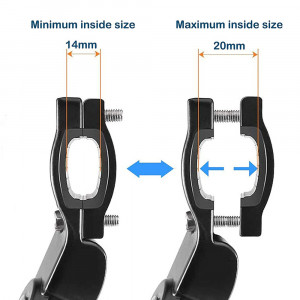 Cric Bicicleta 35-38cm - RockBros Adjustable Lenght (2011-7ABK) - Black - Img 4