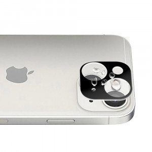 Folie Camera pentru iPhone 13 / 13 Mini - Techsuit Full Camera Glass - Black - Img 2