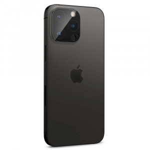 Folie Camera pentru iPhone 14 Pro / 14 Pro Max - Techsuit Full Camera Glass - Black - Img 3