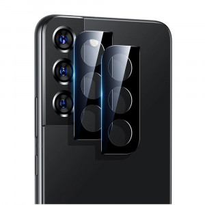 Folie Camera pentru Samsung Galaxy S22 5G / S22 Plus 5G (set 2) - ESR Lens Protector Tempered Glass - Black - Img 1