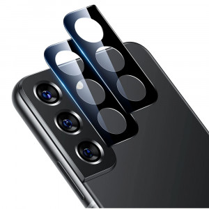 Folie Camera pentru Samsung Galaxy S22 5G / S22 Plus 5G (set 2) - ESR Lens Protector Tempered Glass - Black - Img 3