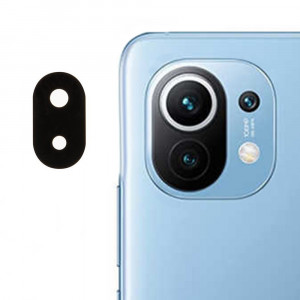 Folie Camera pentru Xiaomi Mi 11 - Mocolo Silk HD PRO Camera Glass - Black - Img 1