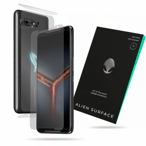 Folie protectie telefon Asus ROG Phone II ZS660KL - Alien Surface Screen+Edges+Back - Transparent - Img 1
