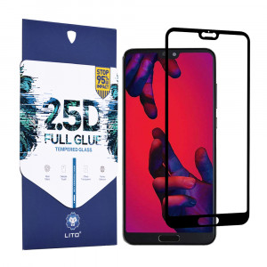 Folie protectie telefon Huawei P20 Pro - Lito 2.5D FullGlue Glass - Black - Img 1