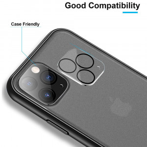Folie protectie telefon iPhone 11 Pro / 11 Pro Max - Lito S+ Camera Glass Protector - Black/Transparent - Img 2