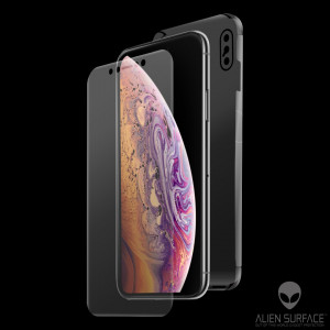 Folie protectie telefon iPhone X / XS - Alien Surface Screen+Edges+Back - Transparent - Img 2