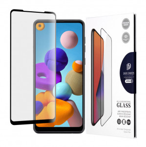 Folie protectie telefon Samsung Galaxy A21 - Dux Ducis Tempered Glass - Black - Img 1