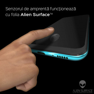 Folie protectie telefon Samsung Galaxy A71 4G - Alien Surface Screen Case Friendly - Transparent - Img 3