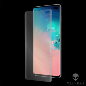 Folie protectie telefon Samsung Galaxy S10 Plus - Alien Surface Screen Case Friendly - Transparent - Img 3