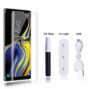 Folie protectie telefon Samsung Galaxy S8 Plus / S9 Plus - Lito 3D UV Glass - Transparent - Img 2