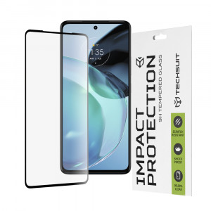 Folie telefon Motorola Moto G72 - Techsuit 111D Full Cover / Full Glue Glass - Black - Img 1