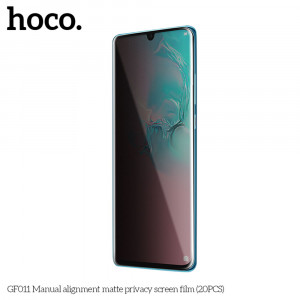 Hoco - (20 pack) Manual Alignment Matte Privacy Screen Film (GF011) - for Smart Film Cutting Machine - Transparent - Img 2