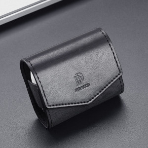 Husa pentru AirPods 3 (2021) - Dux Ducis Leather Case - Black - Img 2