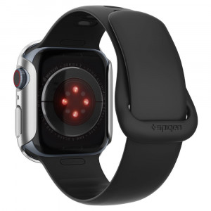 Husa pentru Apple Watch 7 45mm - Spigen Thin Fit - Graphite - Img 2