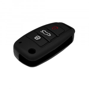 Husa pentru cheie Audi S3, A4, RS6/Seat Exeo - Techsuit Car Key Case (1009.05) - Black - Img 3