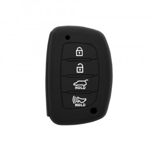 Husa pentru cheie Hyundai Sonata, Elantra - Techsuit Car Key Case (3003.02) - Black - Img 1