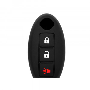 Husa pentru cheie Nissan Qashqai, Juke, Pathfinder, X-Trail - Techsuit Car Key Case (1016.01) - Black - Img 1