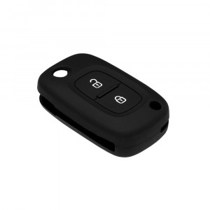Husa pentru cheie Renault Clio, Kangoo, Master - Techsuit Car Key Case (1010.06) - Black - Img 3