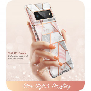 Husa telefon Google Pixel 6 Pro - I-Blason Cosmo - Marble - Img 3