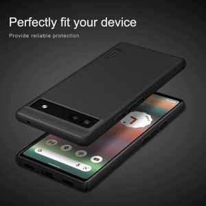 Husa telefon Google Pixel 6a - Nillkin Super Frosted Shield - Black - Img 3