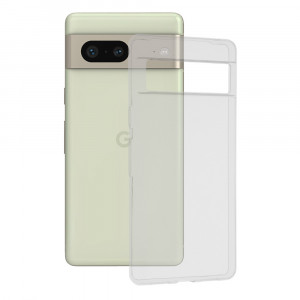 Husa telefon Google Pixel 7 - Techsuit Clear Silicone - Transparenta - Img 1
