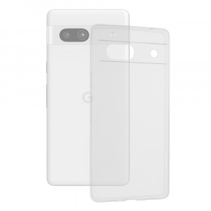 Husa telefon Google Pixel 7a - Techsuit Clear Silicone - Transparent - Img 1