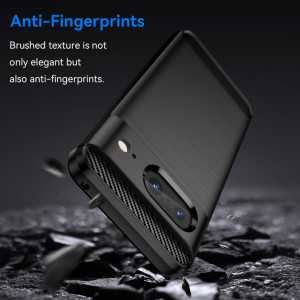 Husa telefon Google Pixel 8 - Techsuit Carbon Silicone - Black - Img 4
