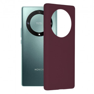 Husa telefon Honor Magic5 Lite - Techsuit Soft Edge Silicone - Plum Violet - Img 1