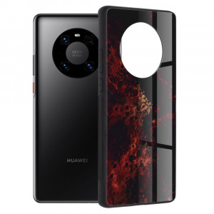 Husa telefon Huawei Mate 40 Pro - Techsuit Glaze Series - Red Nebula - Img 1