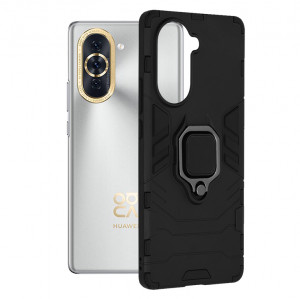 Husa telefon Huawei nova 10 - Techsuit Silicone Shield - Black - Img 1