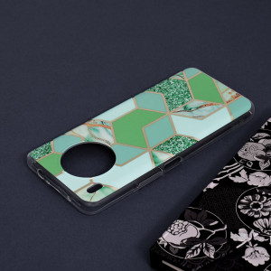 Husa telefon Huawei nova 8i / Honor 50 Lite - Techsuit Marble Series - Green Hex - Img 4