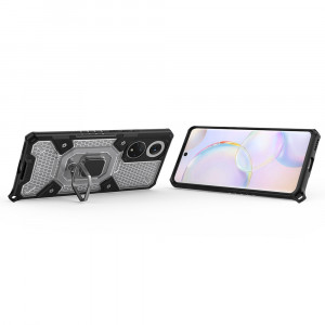 Husa telefon Huawei nova 9 / Honor 50 - Techsuit Honeycomb Armor - Black - Img 4