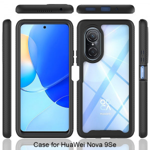 Husa telefon Huawei nova 9 SE + Folie - Techsuit Defense360 Pro - Black - Img 2