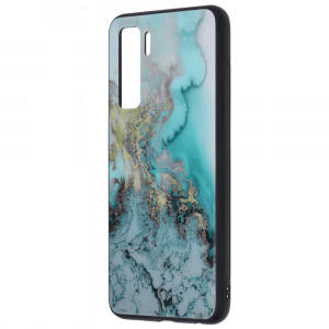 Husa telefon Huawei P40 Lite 5G - Techsuit Glaze Series - Blue Ocean - Img 2