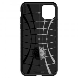 Husa telefon iPhone 11 Pro - Spigen Liquid Air - Matte Black - Img 4