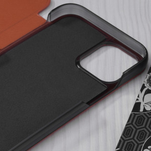 Husa telefon iPhone 12 / 12 Pro - Techsuit eFold Series - Orange - Img 3