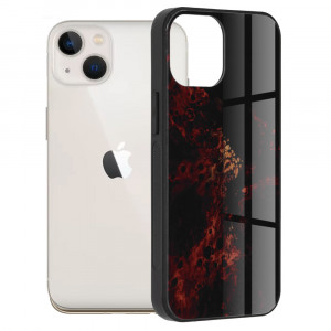 Husa telefon iPhone 13 mini - Techsuit Glaze Series - Red Nebula - Img 1