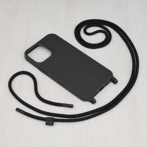Husa telefon iPhone 13 Pro Max - Techsuit Crossbody Lanyard - Black - Img 2