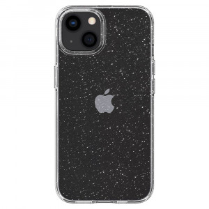 Husa telefon iPhone 13 - Spigen Liquid Crystal Glitter - Crystal Quartz - Img 3