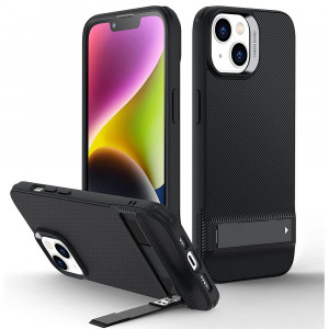 Husa telefon iPhone 14 / iPhone 13 - ESR Air Shield Boost Kickstand - Translucent Black